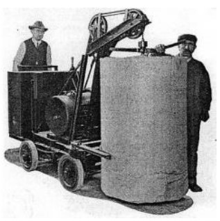 Carretilla elevadora antigua, historia de las carretillas elevadoras