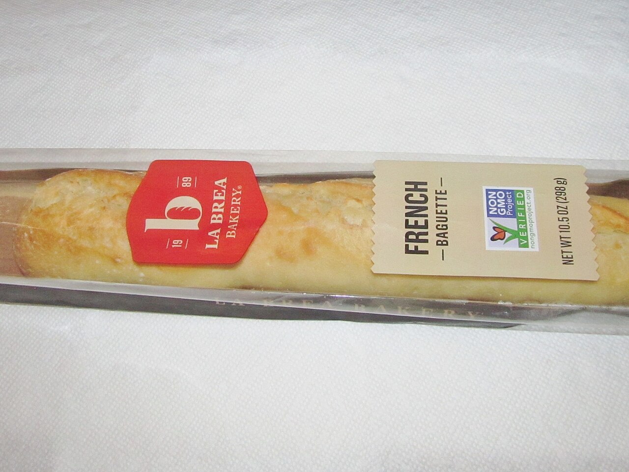 Baguette envasada en una panadería